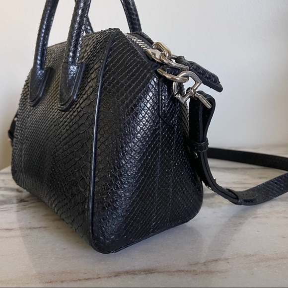 Givenchy Python and Leather Antigona Mini Bag - Picture 4 of 14